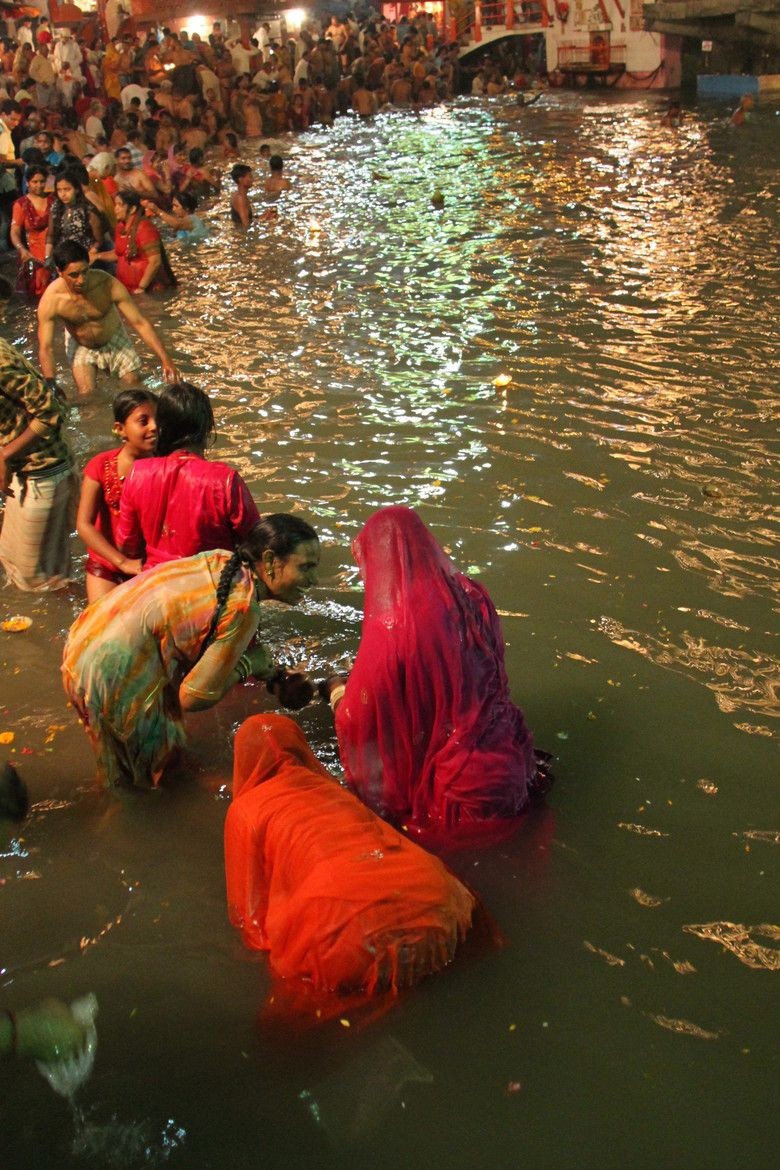 Bathing In The Riverstunning Pictures The Timesindia Press 